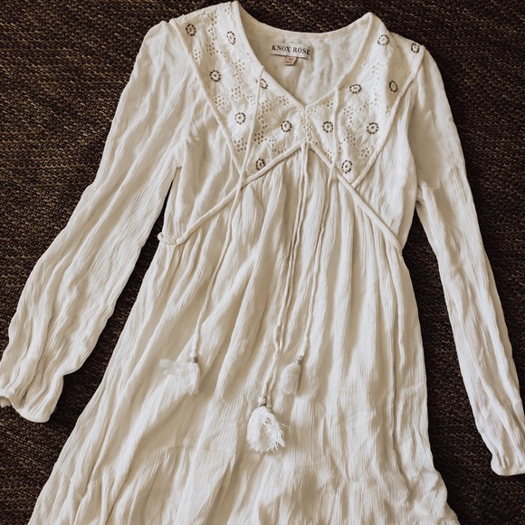 knox rose white dress